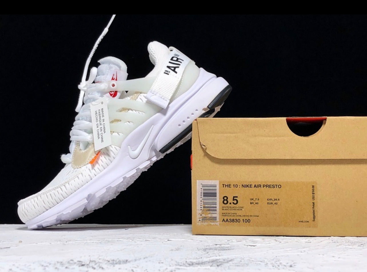 Off-White x Air Presto 'White'